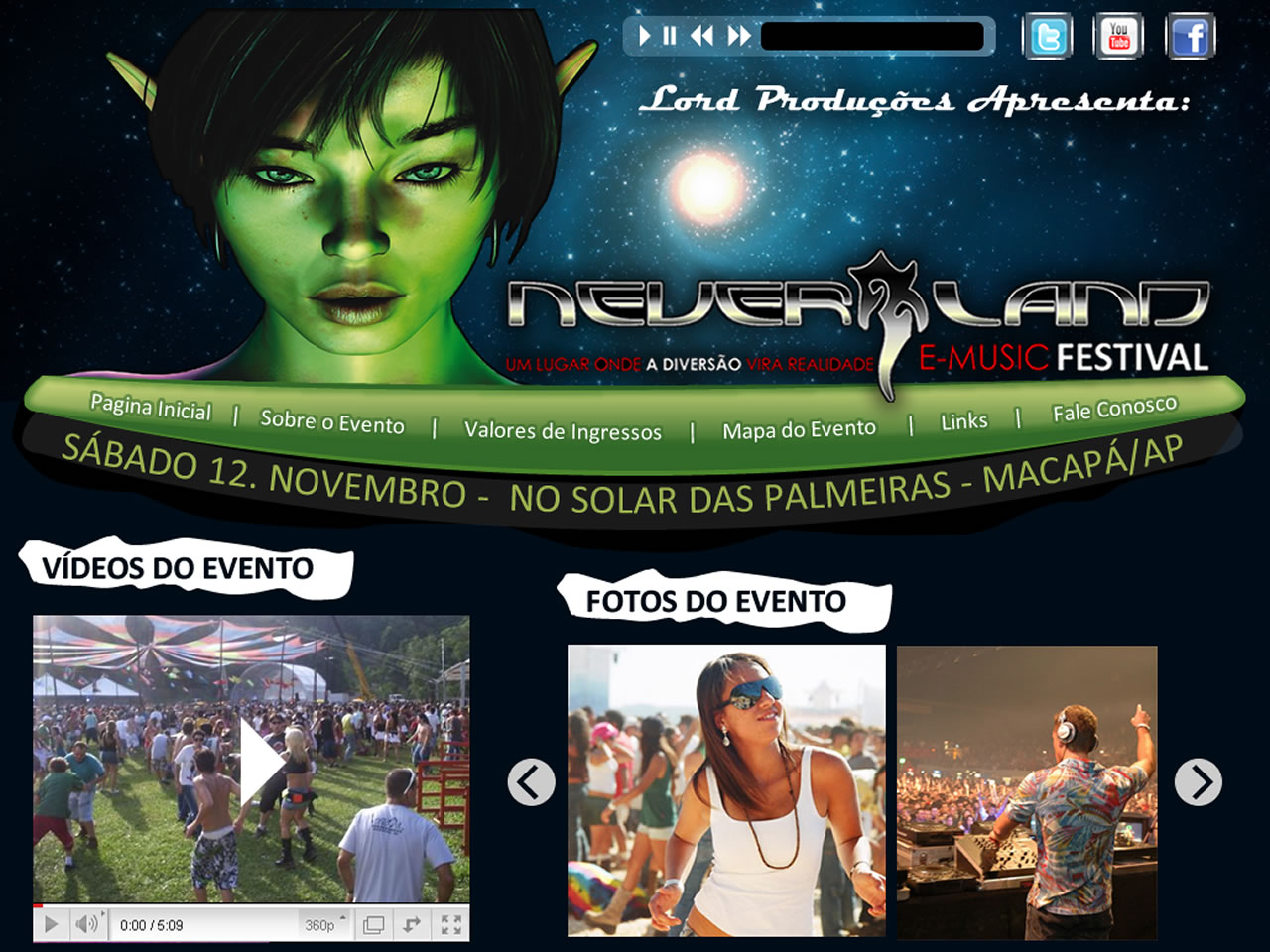 Evento Neverland